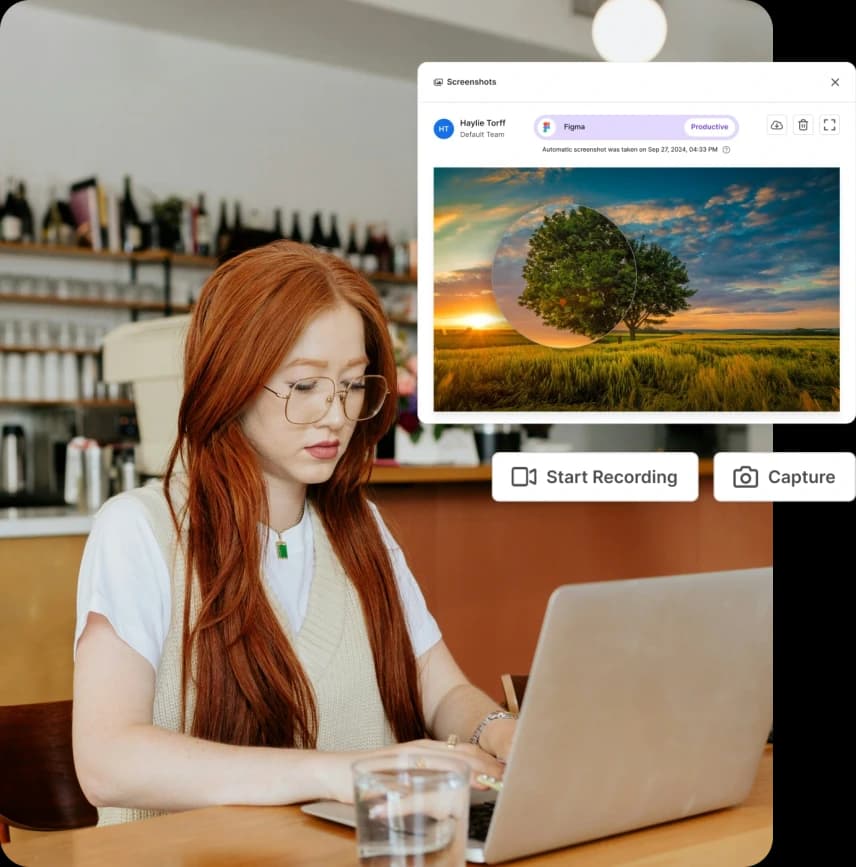 Screenshots with privacy